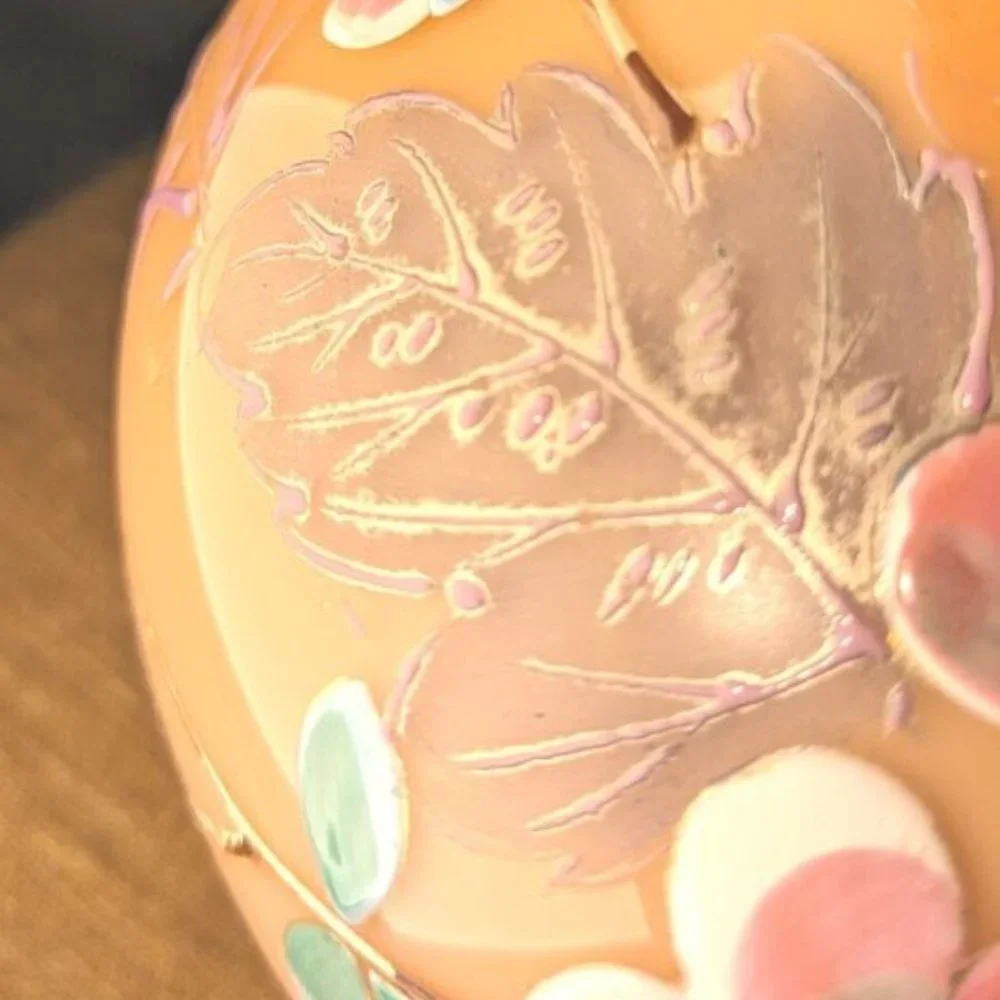 19th-Century Harrach Czech (Bohemia) Opal Vase -  Antique 11"- Hand-Enameled - Picture 9 of 16